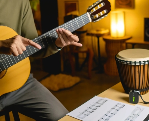 exploring African rhythms on guitar