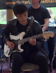 Phan at Guitar Lessons Ithaca Student Concert 2024