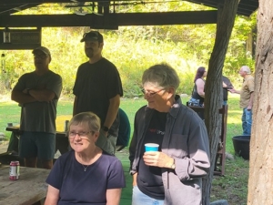 Maureen & Kim at Guitar Lessons Ithaca student party 2024