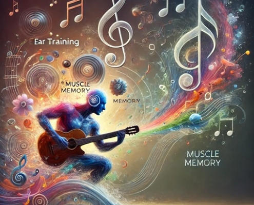 illustration for playing music is not intellectual