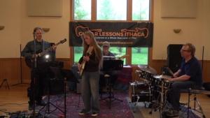 Eva Costello at Guitar Lessons Ithaca Student Concert 2025