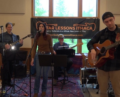 Joey Durgin & Rachael Tissot at Guitar Lessons Ithaca Student Concert 2025