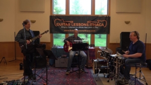 Tyrell Stewart-Harris at Guitar Lessons Ithaca Student Concert 2025